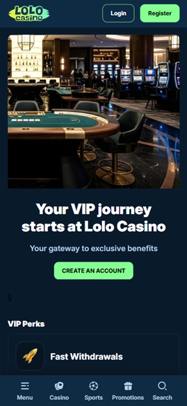 screen-3 Lolo Casino VIP journey casino hall