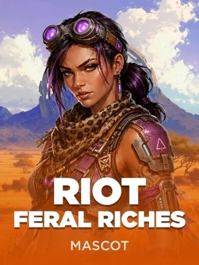 Riot Feral Riches warrior woman goggles Mascot