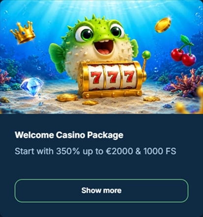welcome-bonus-1 Welcome Casino Package pufferfish 350 percent 1000 spins